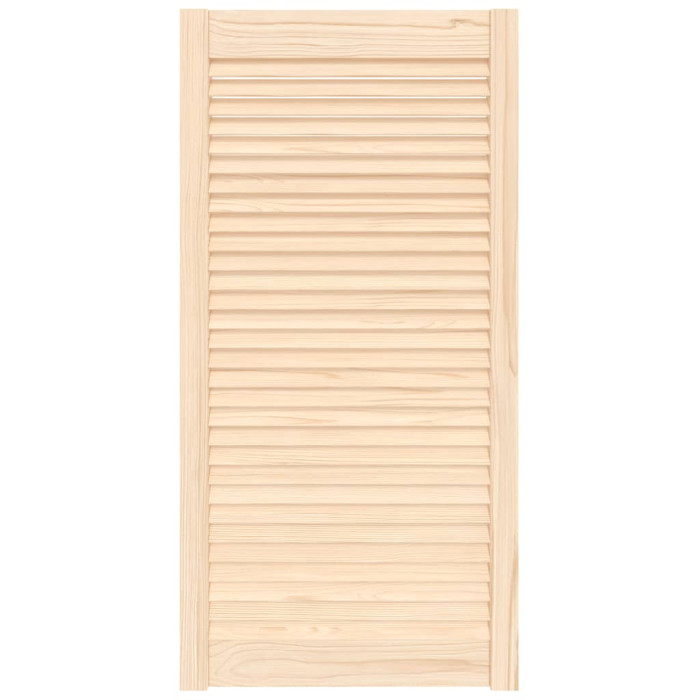 Vrata za omarico z letvicami 99,3x49,4 cm trdna borovina